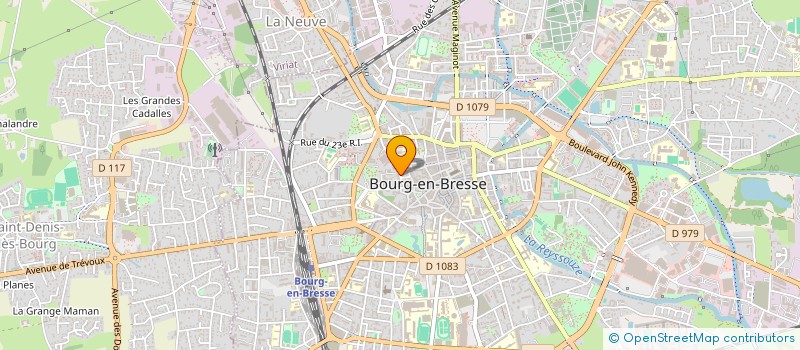localisation de l'entreprise ELSA à BOURG-EN-BRESSE