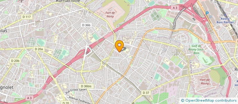 localisation de l'entreprise ELSA à MONTREUIL
