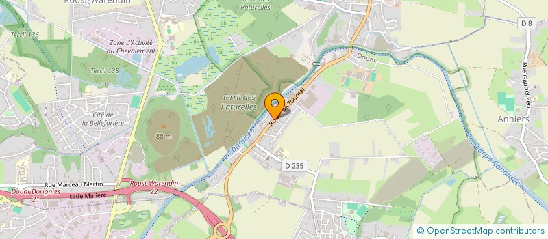 localisation de l'entreprise ELSA  DOUAI