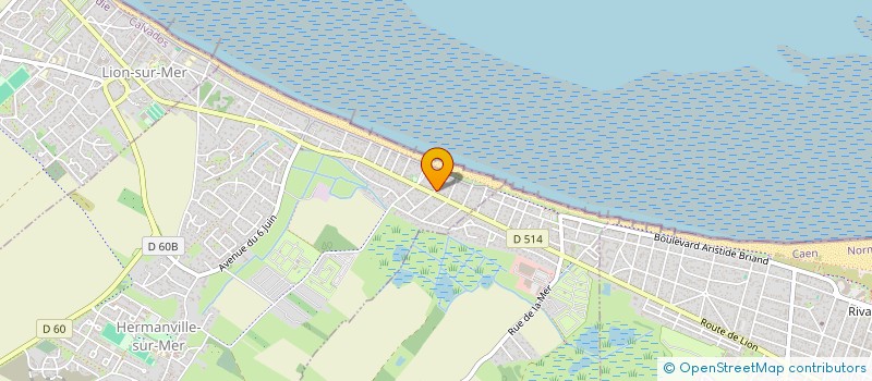 localisation de l'entreprise ELSA à HERMANVILLE-SUR-MER