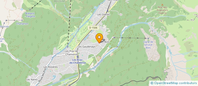 localisation de l'entreprise ELSA  CHAMONIX-MONT-BLANC