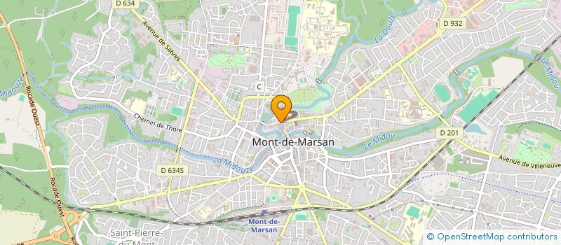 localisation de l'entreprise ELSA à MONT-DE-MARSAN