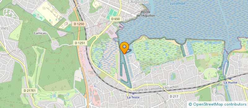 localisation de l'entreprise ELSA à LA TESTE-DE-BUCH
