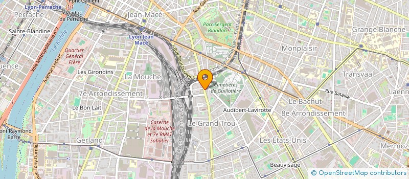 localisation de l'entreprise ELSA BOULANGERIE  LYON