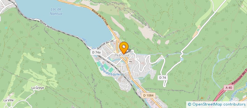 localisation de l'entreprise ELSA BOUTIQUE à NANTUA