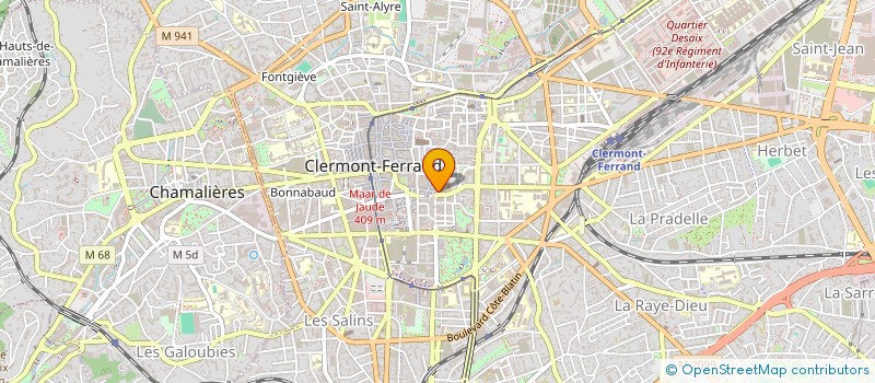 localisation de l'entreprise ELSA C. CONSEIL  CLERMONT-FERRAND