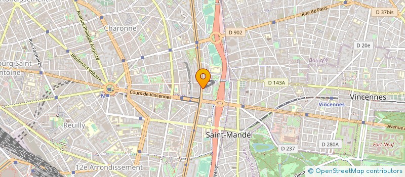 localisation de l'entreprise ELSA COIFFURE  PARIS