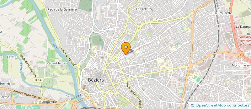 localisation de l'entreprise ELSA CONSTRUCTION  BEZIERS