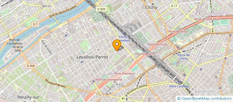 localisation de l'entreprise ELSA CONSULTING à LEVALLOIS-PERRET