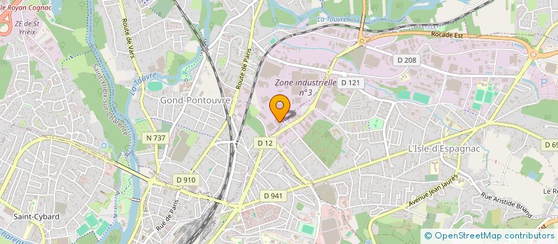 localisation de l'entreprise ELSA DISTRIBUTION SA  GOND-PONTOUVRE