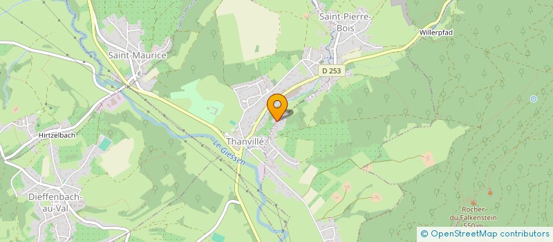 localisation de l'entreprise ELSA ET HUGO  THANVILLE