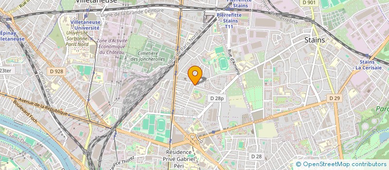localisation de l'entreprise ELSA FOOD à PIERREFITTE-SUR-SEINE