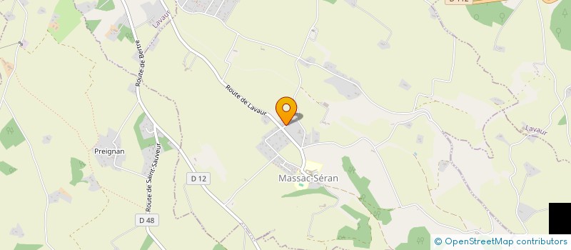 localisation de l'entreprise ELSA PARISOT CONSEIL  MASSAC-SERAN