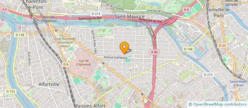 localisation de l'entreprise ELSA PARTNER à MAISONS-ALFORT