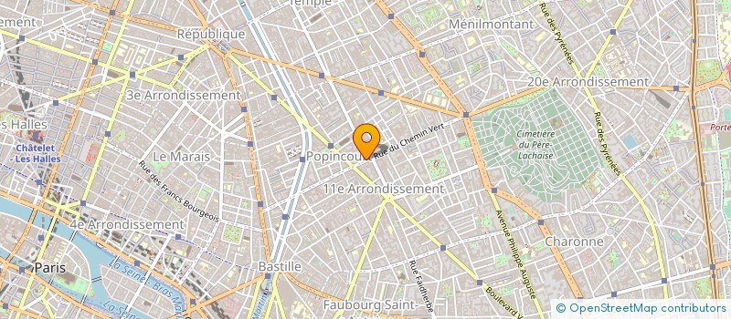 localisation de l'entreprise ELSA POUX MAPOESIE à PARIS