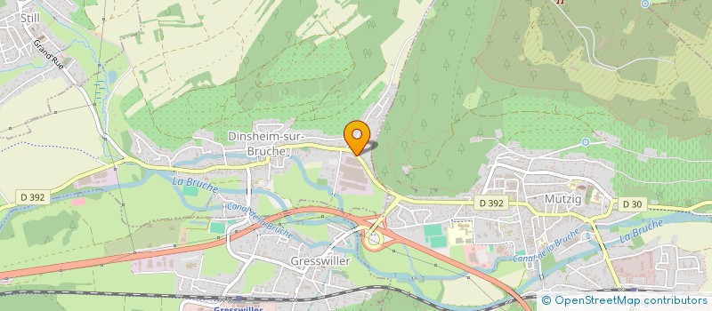 localisation de l'entreprise ELSA PROFIL  DINSHEIM-SUR-BRUCHE