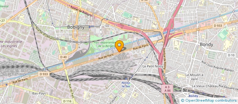 localisation de l'entreprise ELSA SERVICES  BOBIGNY