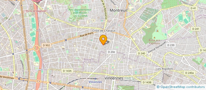 localisation de l'entreprise ELSABOREL AGENCY à MONTREUIL