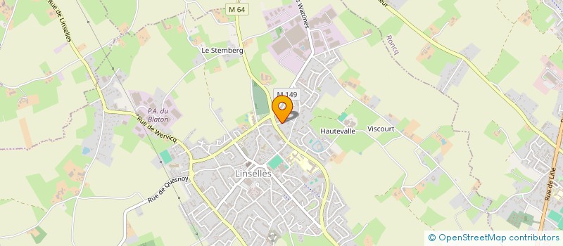 localisation de l'entreprise ELSADU à LINSELLES