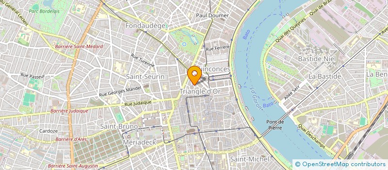 localisation de l'entreprise ELSAGA  BORDEAUX