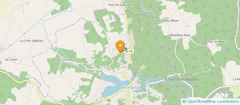 localisation de l'entreprise ELSAK  HUELGOAT