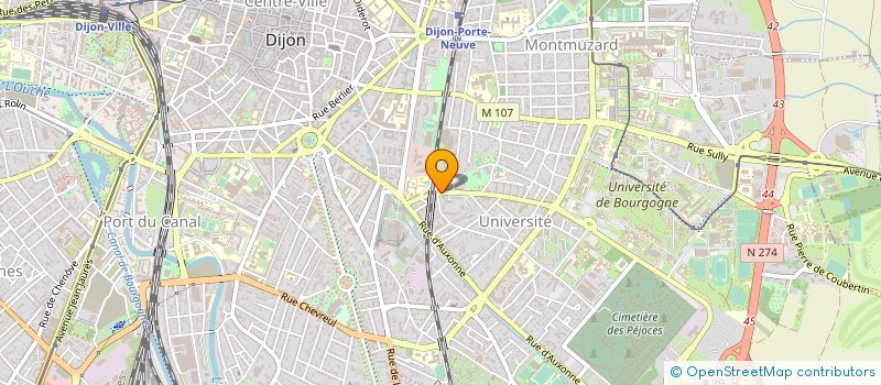 localisation de l'entreprise ELSAM à DIJON