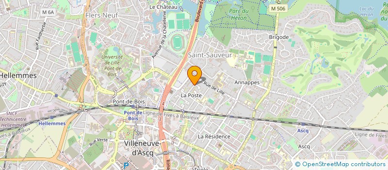 localisation de l'entreprise ELSAMADE à VILLENEUVE-D'ASCQ