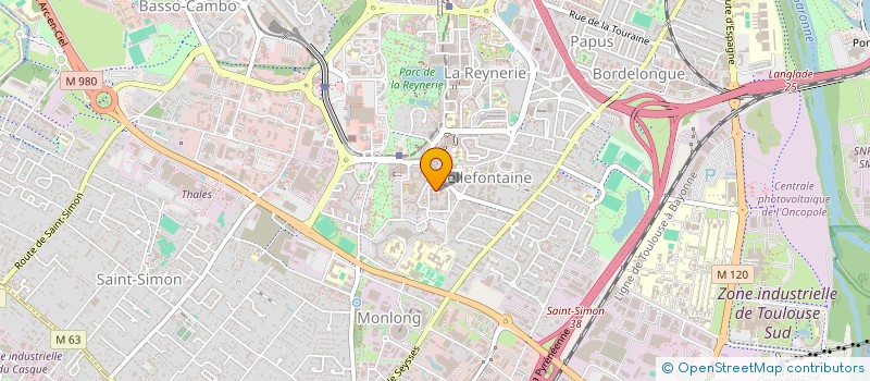localisation de l'entreprise ELSAMONS  TOULOUSE