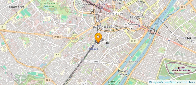 localisation de l'entreprise ELSAN  PUTEAUX