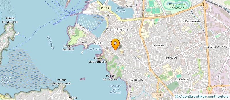 localisation de l'entreprise ELSANTALEX  SAINT-MALO