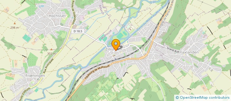 localisation de l'entreprise ELSASS CRAFT  SAINT-BERNARD