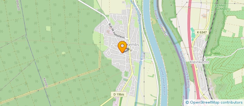 localisation de l'entreprise ELSASS FERMETURES  WITTELSHEIM