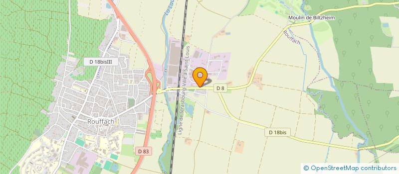 localisation de l'entreprise ELSASS HAXA COUNTRY  ROUFFACH