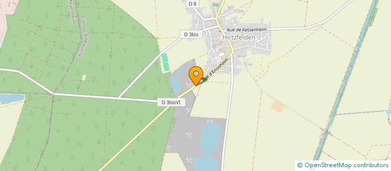 localisation de l'entreprise ELSASS PAINTBALL SAS  HIRTZFELDEN
