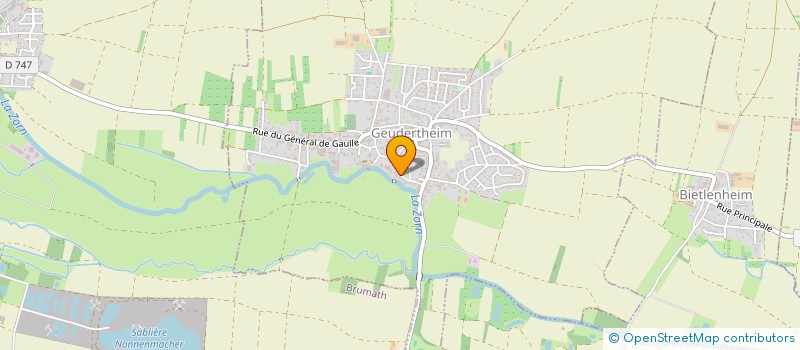 localisation de l'entreprise ELSASS ROLLER  GEUDERTHEIM