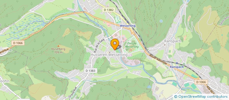 localisation de l'entreprise ELSASS TREKKEUSES  HUSSEREN-WESSERLING