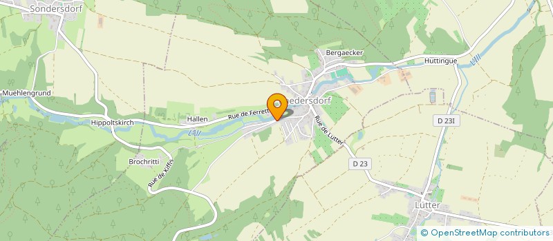 localisation de l'entreprise ELSASSER THEATER RAEDERSDORF  RAEDERSDORF