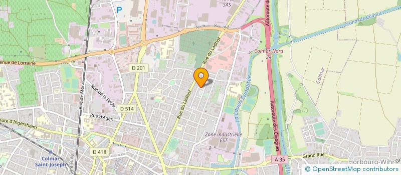 localisation de l'entreprise ELSASSPOL  ORBEY