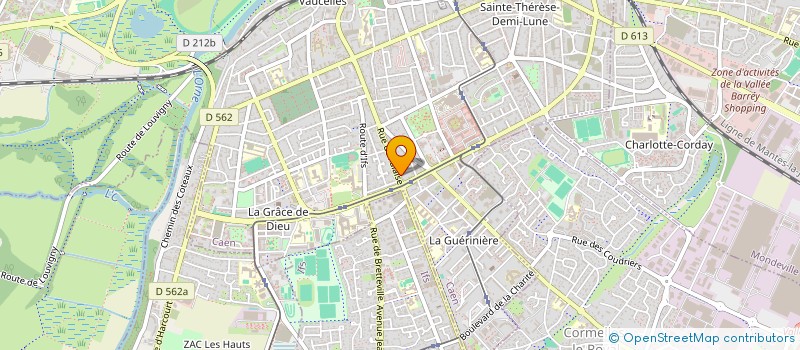 localisation de l'entreprise ELSAVECVOUS à CAEN