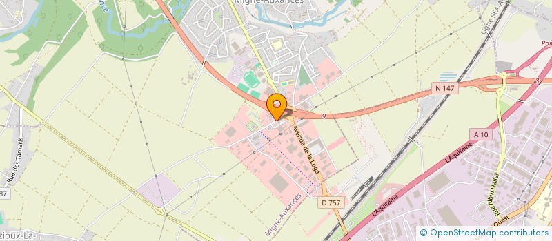 localisation de l'entreprise ELSD  MIGNE-AUXANCES