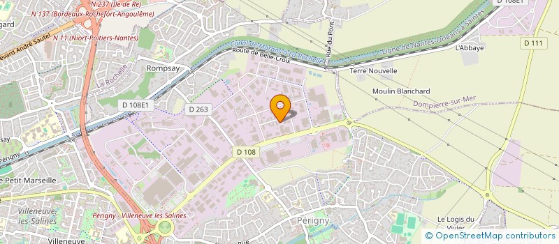 localisation de l'entreprise ELSECOM  PERIGNY