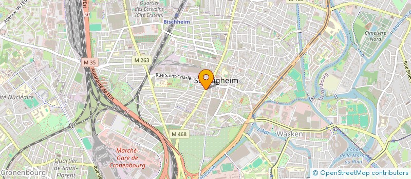 localisation de l'entreprise ELSER à SCHILTIGHEIM