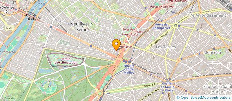 localisation de l'entreprise ELSEVY à NEUILLY-SUR-SEINE