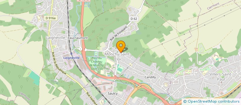 localisation de l'entreprise ELSILEA  MONCHY-SAINT-ELOI