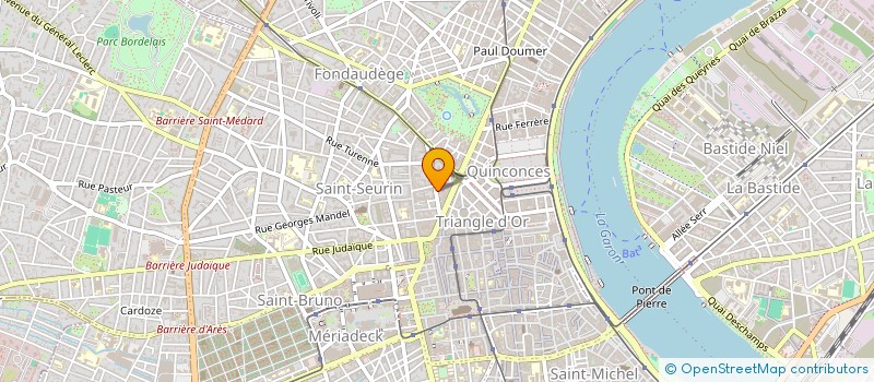 localisation de l'entreprise ELSILO à BORDEAUX
