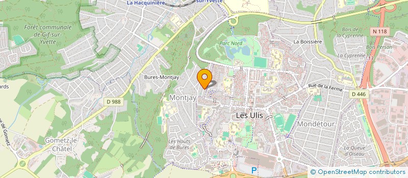 localisation de l'entreprise ELSIMA à BURES-SUR-YVETTE
