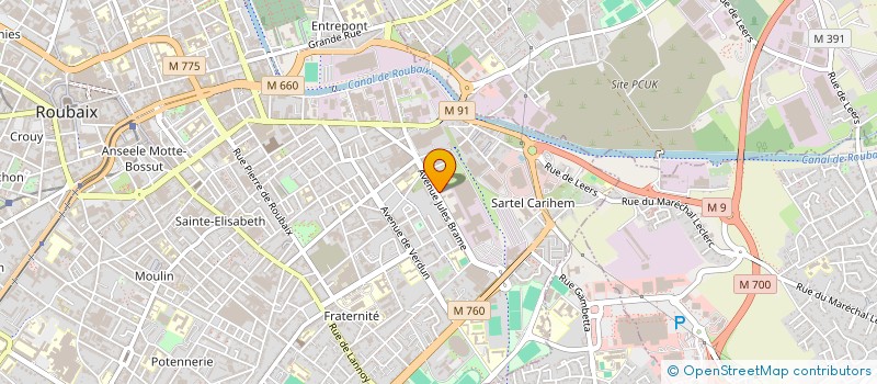 localisation de l'entreprise ELSKER AGENCY à ROUBAIX