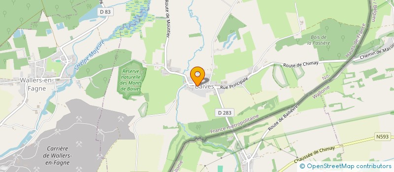 localisation de l'entreprise ELSKI à BAIVES