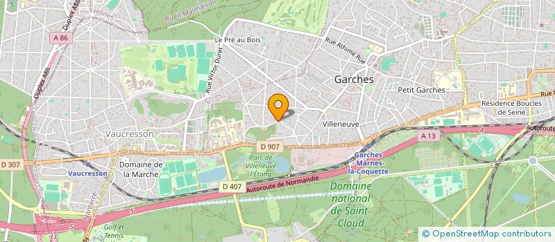 localisation de l'entreprise ELSM à GARCHES