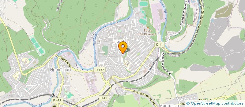 localisation de l'entreprise ELSS  JUF